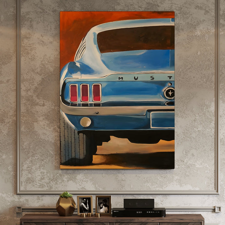 American Icon Wall Art Painting, HD Canvas Print, Framed, Ready to Hang. (POMWA225)