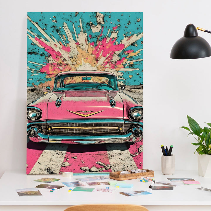 Explosive Classics Wall Art Painting, HD Canvas Print, Framed, Ready to Hang. (POMWA211)