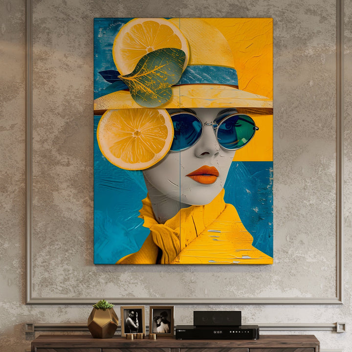 Tart & Timeless Wall Art Painting, HD Canvas Print, Framed, Ready to Hang. (POMWA242)