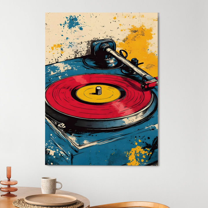 The Sound of Retro Wall Art Painting, HD Canvas Print, Framed, Ready to Hang. (POMWA303)