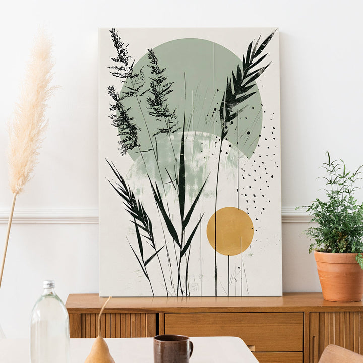Layers of Nature Wall Art Painting, HD Canvas Print, Framed, Ready to Hang. (POMWA199)