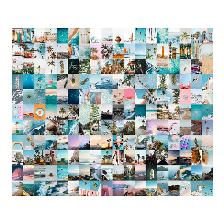 Tropical Escape – Beach Collage Wallpaper Mural (PATCH006)
