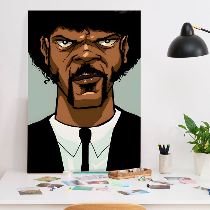 Pulp Vibe – Bold Cartoon-Style Wall Art Painting, HD Canvas Print, Framed, Ready to Hang. (POMWA317)