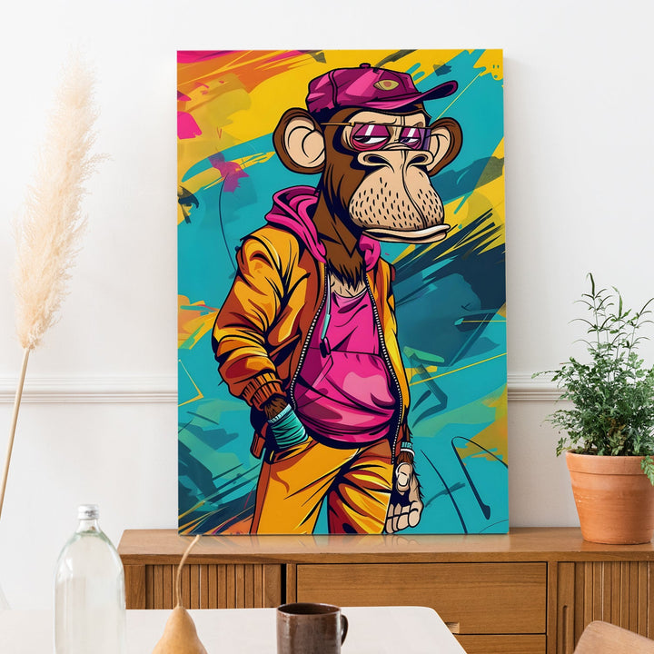 Hood Vibes Only Wall Art Painting, HD Canvas Print, Framed, Ready to Hang. (POMWA260)