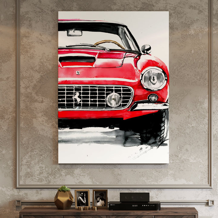 The Italian Classic Wall Painting, HD Canvas Print, Framed, Ready to Hang. (POMWA204)