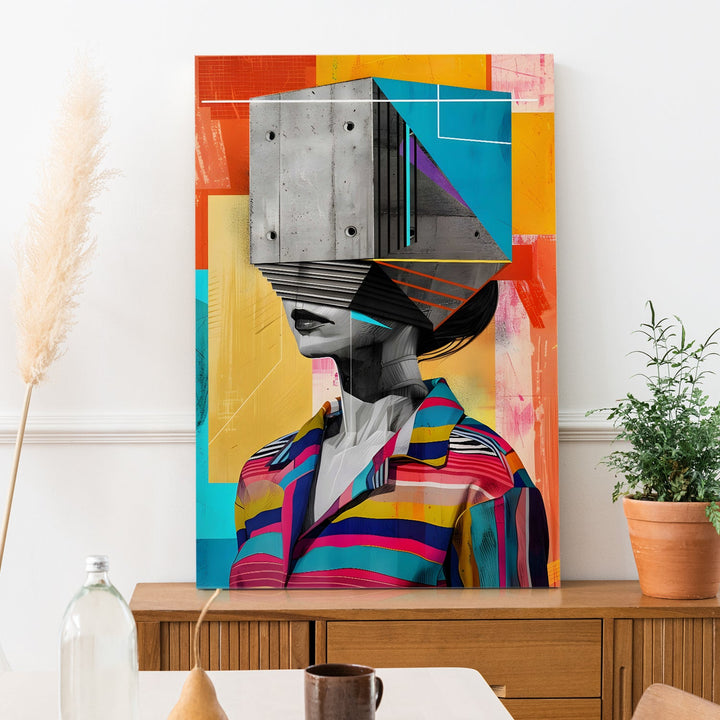 Headspace Reimagined Wall Art Painting, HD Canvas Print, Framed, Ready to Hang. (POMWA237)