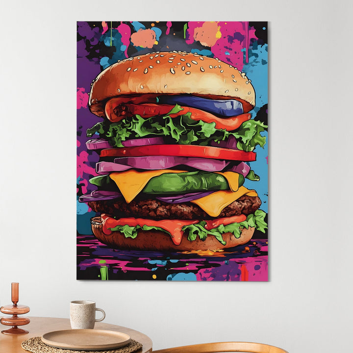 Stacked & Sassy Wall Art Painting, HD Canvas Print, Framed, Ready to Hang. (POMWA272)