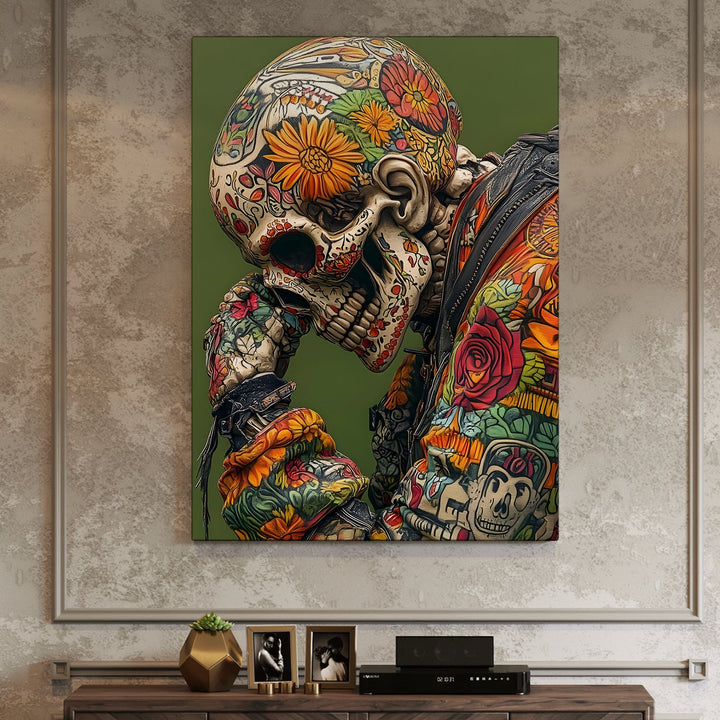 Rebel Rebirth Wall Art Painting, HD Canvas Print, Framed, Ready to Hang. (POMWA288)