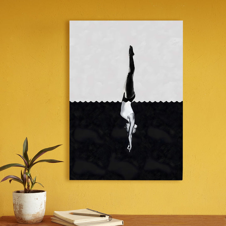 Depth of Perception Wall Art Painting, HD Canvas Print, Framed, Ready to Hang. (ABMWA134)