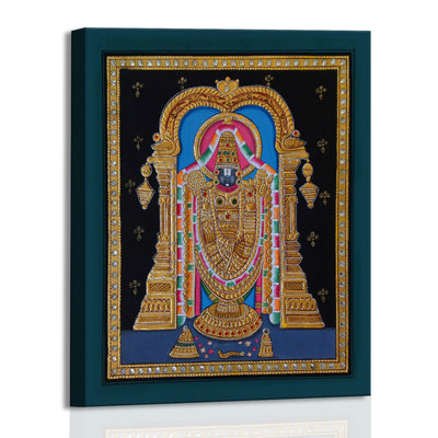 Tanjore Wall Art Large Size Canvas Painting For Home and Hotels Wall Decoration