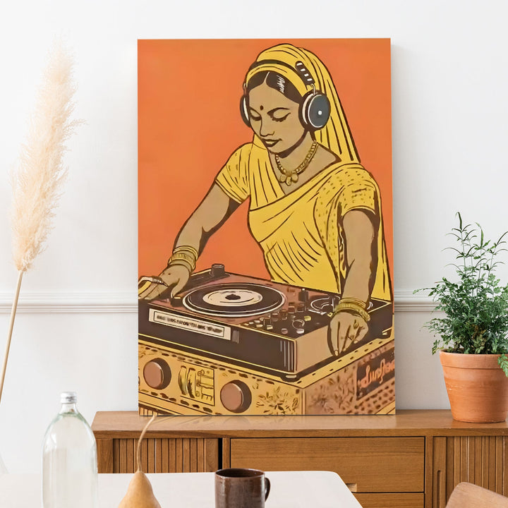 Desi Decks Wall Art Painting, HD Canvas Print, Framed, Ready to Hang. (POMWA249)