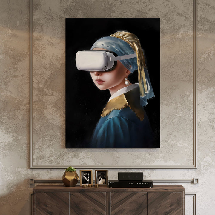 Evolving Glance Wall Art Painting, HD Canvas Print, Framed, Ready to Hang. (POMWA181)