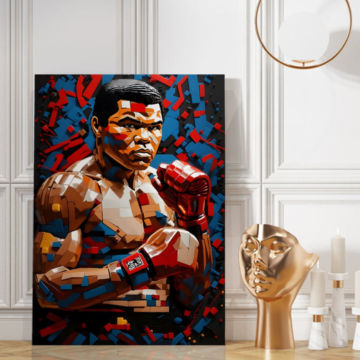 Boxing Royalty Wall Art Painting, HD Canvas Print, Framed, Ready to Hang. (POMWA279)