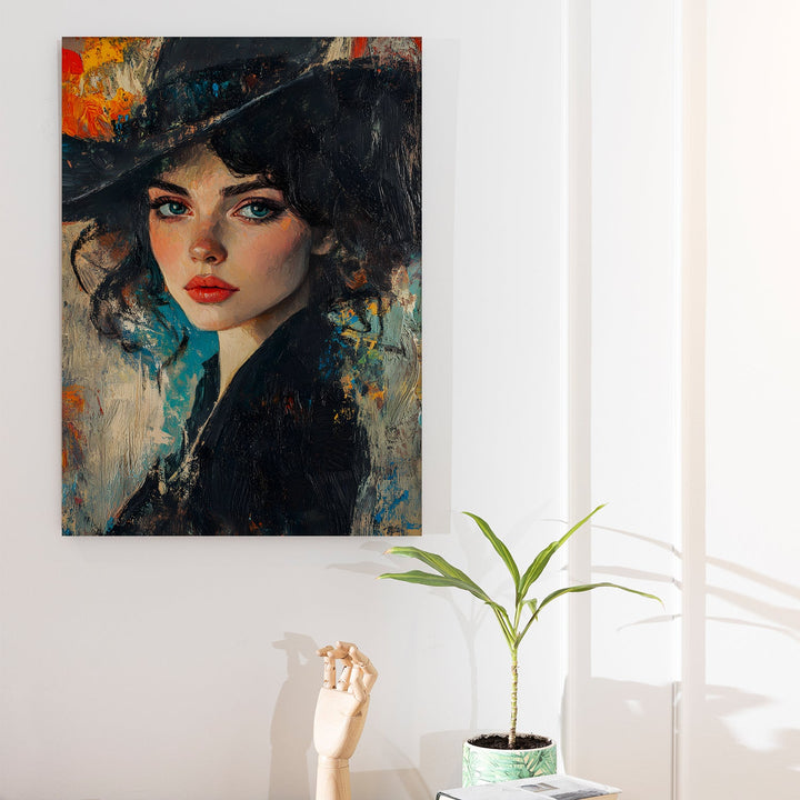 Mystic Stare Wall Art Painting, HD Canvas Print, Framed, Ready to Hang. (ABMWA78)