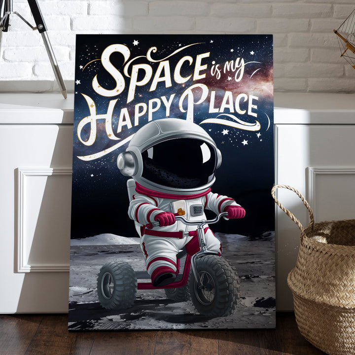 Galaxy Rider Wall Art Painting, HD Canvas Print, Framed, Ready to Hang. (POMWA189)