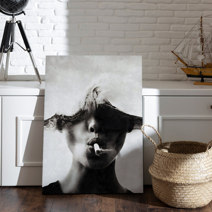 Obscured Reality Wall Art Painting, HD Canvas Print, Framed, Ready to Hang. (ABMWA133)
