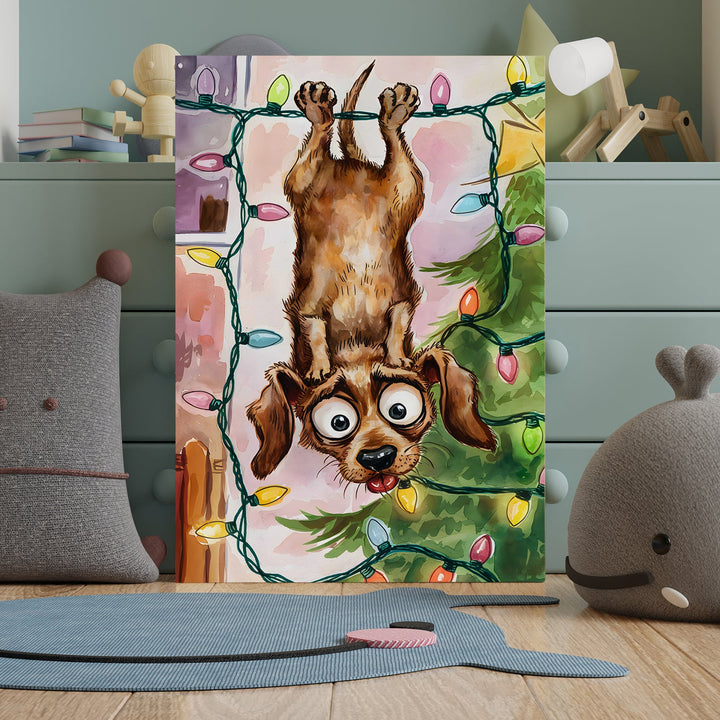 Flipped Festivities Wall Art Painting, HD Canvas Print, Framed, Ready to Hang. (CTNWA111)