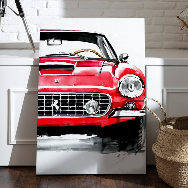 The Italian Classic Wall Painting, HD Canvas Print, Framed, Ready to Hang. (POMWA204)