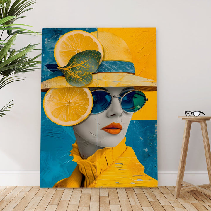Tart & Timeless Wall Art Painting, HD Canvas Print, Framed, Ready to Hang. (POMWA242)