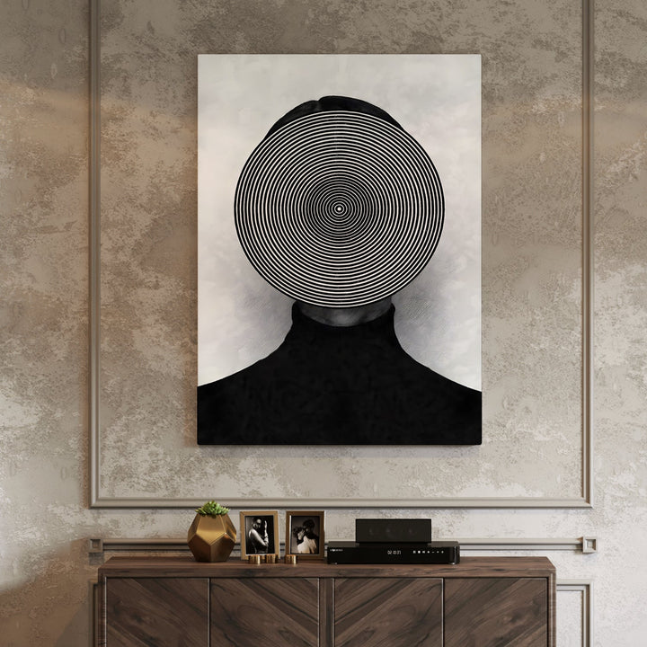 Perception Paradox Wall Art Painting, HD Canvas Print, Framed, Ready to Hang. (ABMWA131)