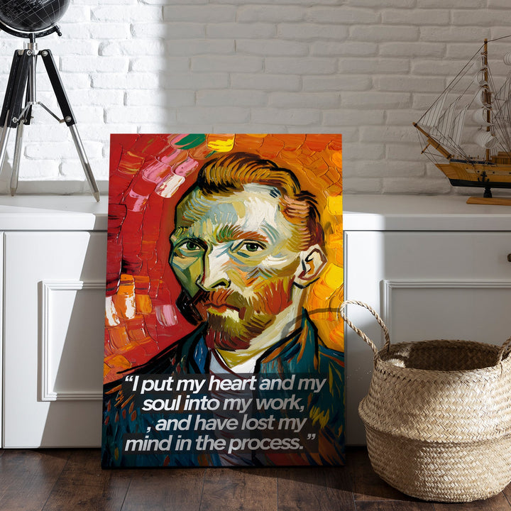 Vincent’s Passion Wall Art Painting, HD Canvas Print, Framed, Ready to Hang. (VVGWA94)