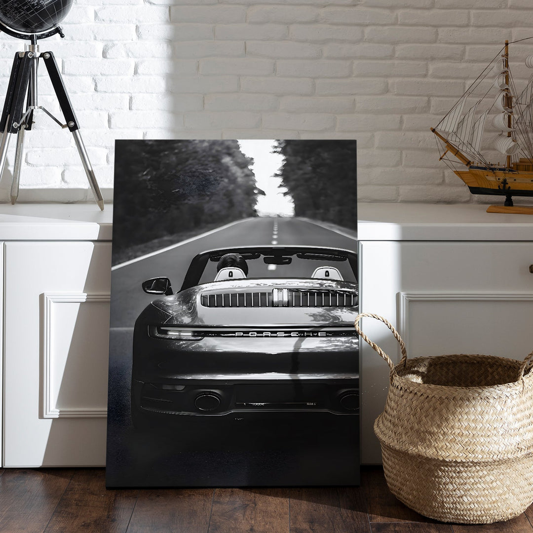 Monochrome Elegance Wall Art Painting, HD Canvas Print, Framed, Ready to Hang. (VINWA145)