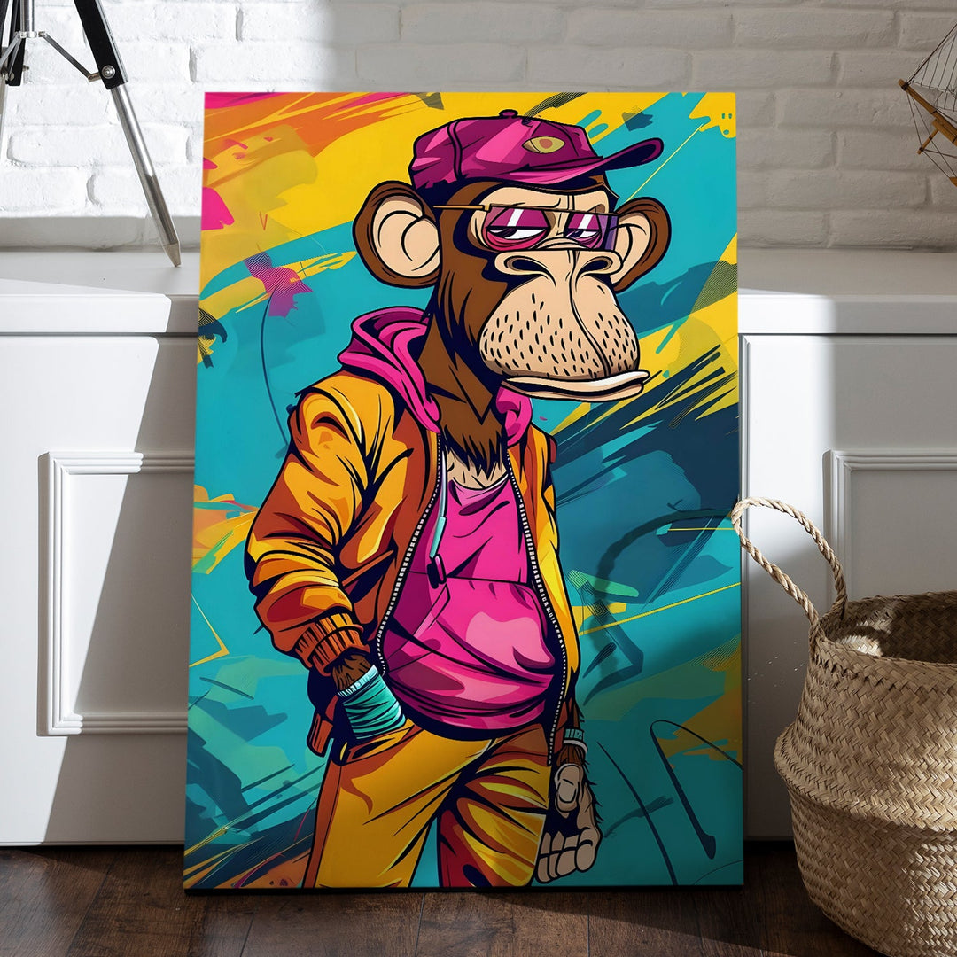 Hood Vibes Only Wall Art Painting, HD Canvas Print, Framed, Ready to Hang. (POMWA260)
