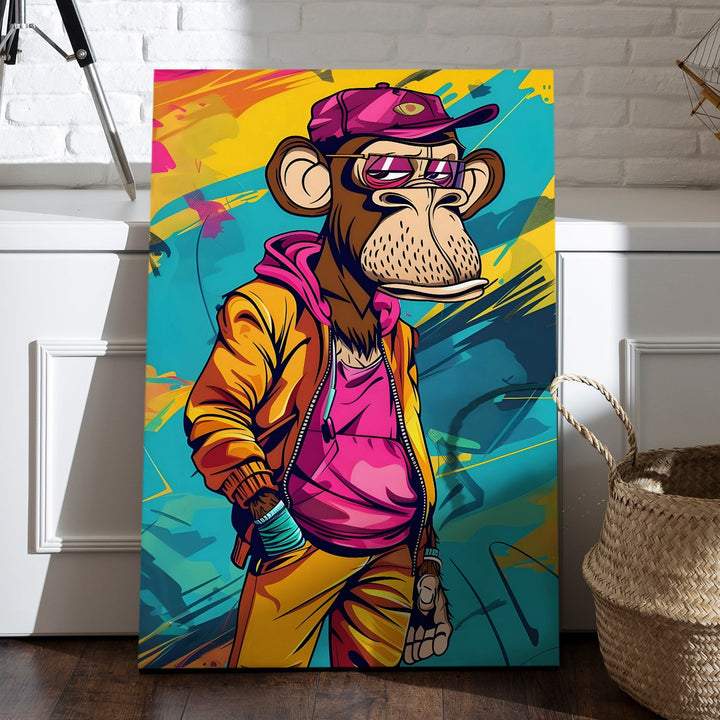 Hood Vibes Only Wall Art Painting, HD Canvas Print, Framed, Ready to Hang. (POMWA260)