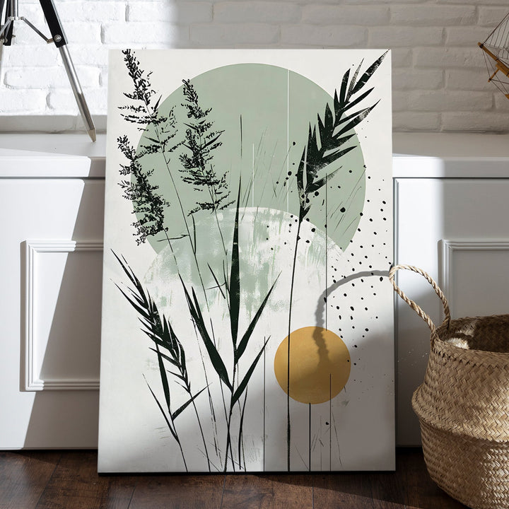 Layers of Nature Wall Art Painting, HD Canvas Print, Framed, Ready to Hang. (POMWA199)