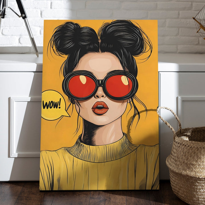 Stunned in Style Wall Art Painting, HD Canvas Print, Framed, Ready to Hang. (POMWA245)