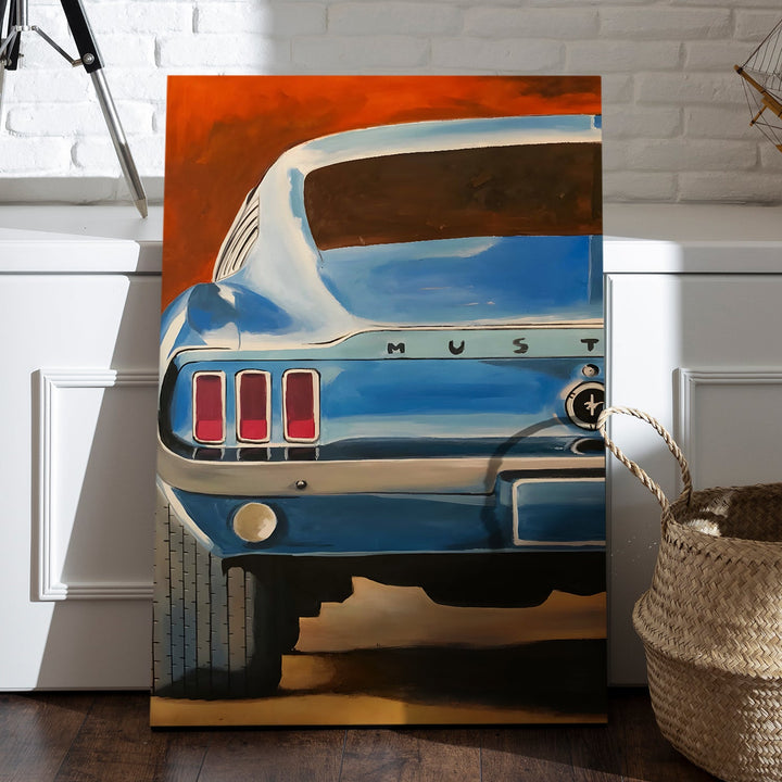American Icon Wall Art Painting, HD Canvas Print, Framed, Ready to Hang. (POMWA225)