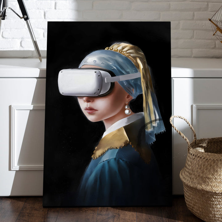 Evolving Glance Wall Art Painting, HD Canvas Print, Framed, Ready to Hang. (POMWA181)