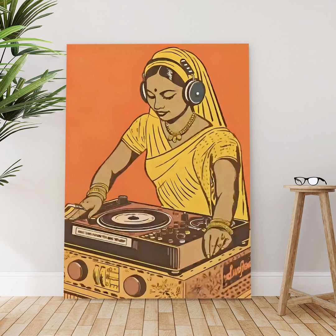 Desi Decks Wall Art Painting, HD Canvas Print, Framed, Ready to Hang. (POMWA249)