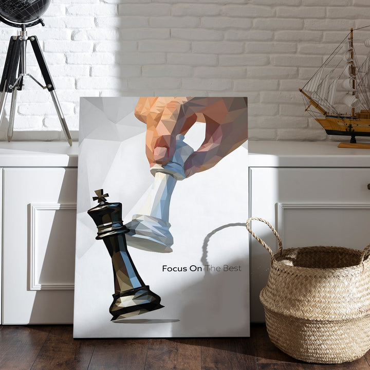 Strategic Victory Wall Art Painting, HD Canvas Print, Framed, Ready to Hang. (MOWA91)
