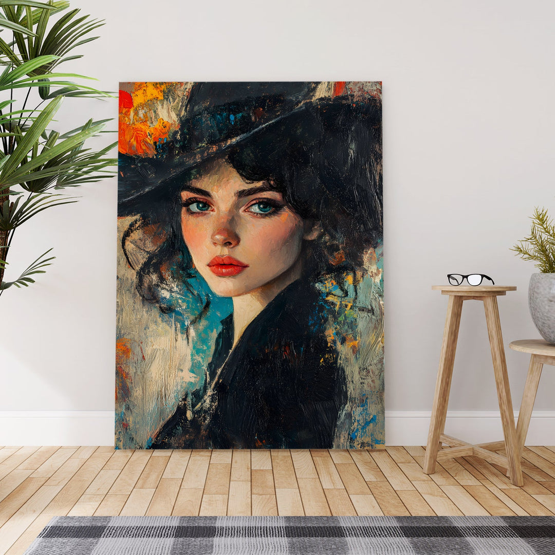 Mystic Stare Wall Art Painting, HD Canvas Print, Framed, Ready to Hang. (ABMWA78)
