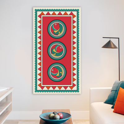 Kalighat Wall Art Canvas Painting For Home and Office Wall Decoration