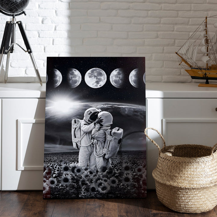 Astral Affection Wall Art Painting, HD Canvas Print, Framed, Ready to Hang. (ABMWA135)