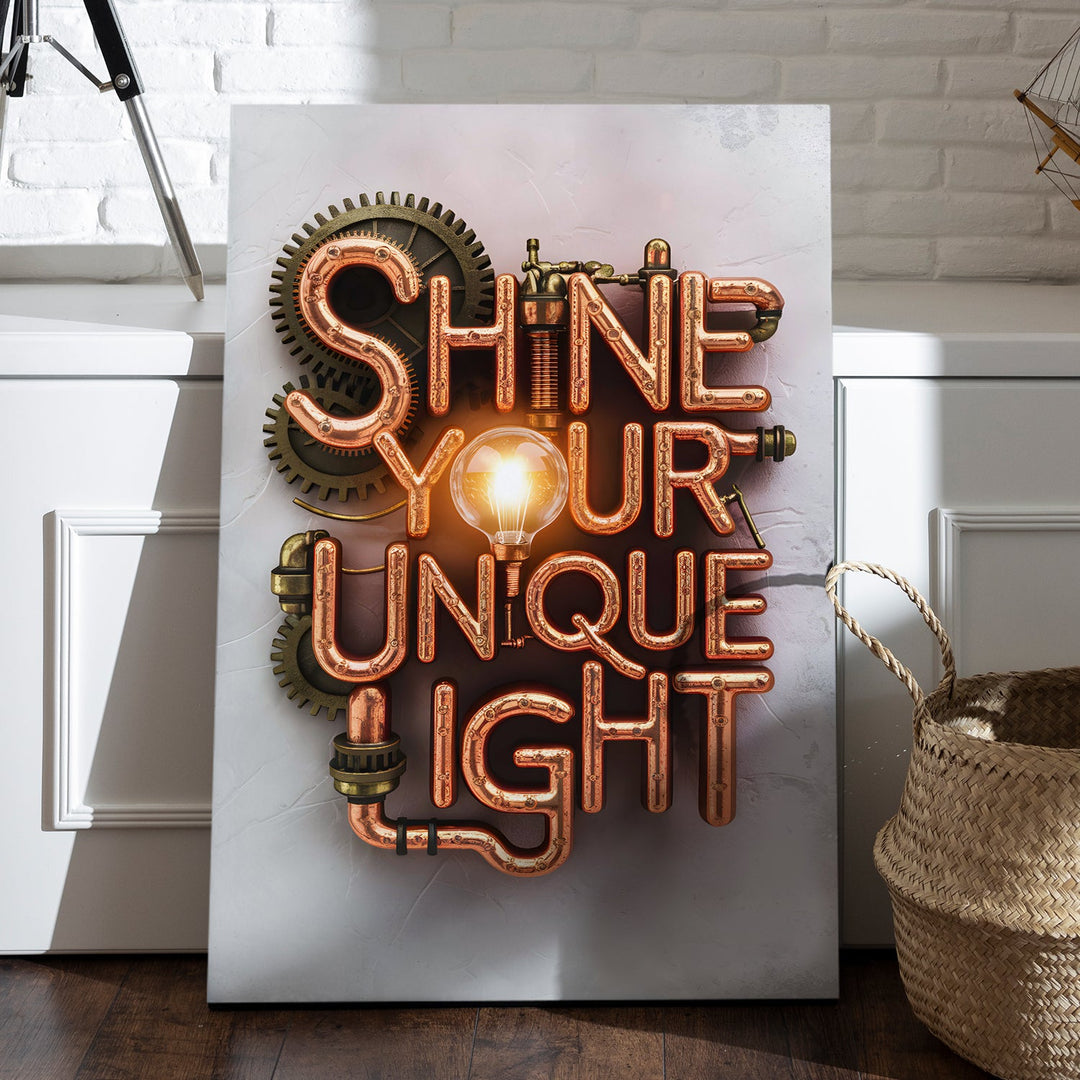 Ignite Your Spark Wall Art Painting, HD Canvas Print, Framed, Ready to Hang. (POMWA176)