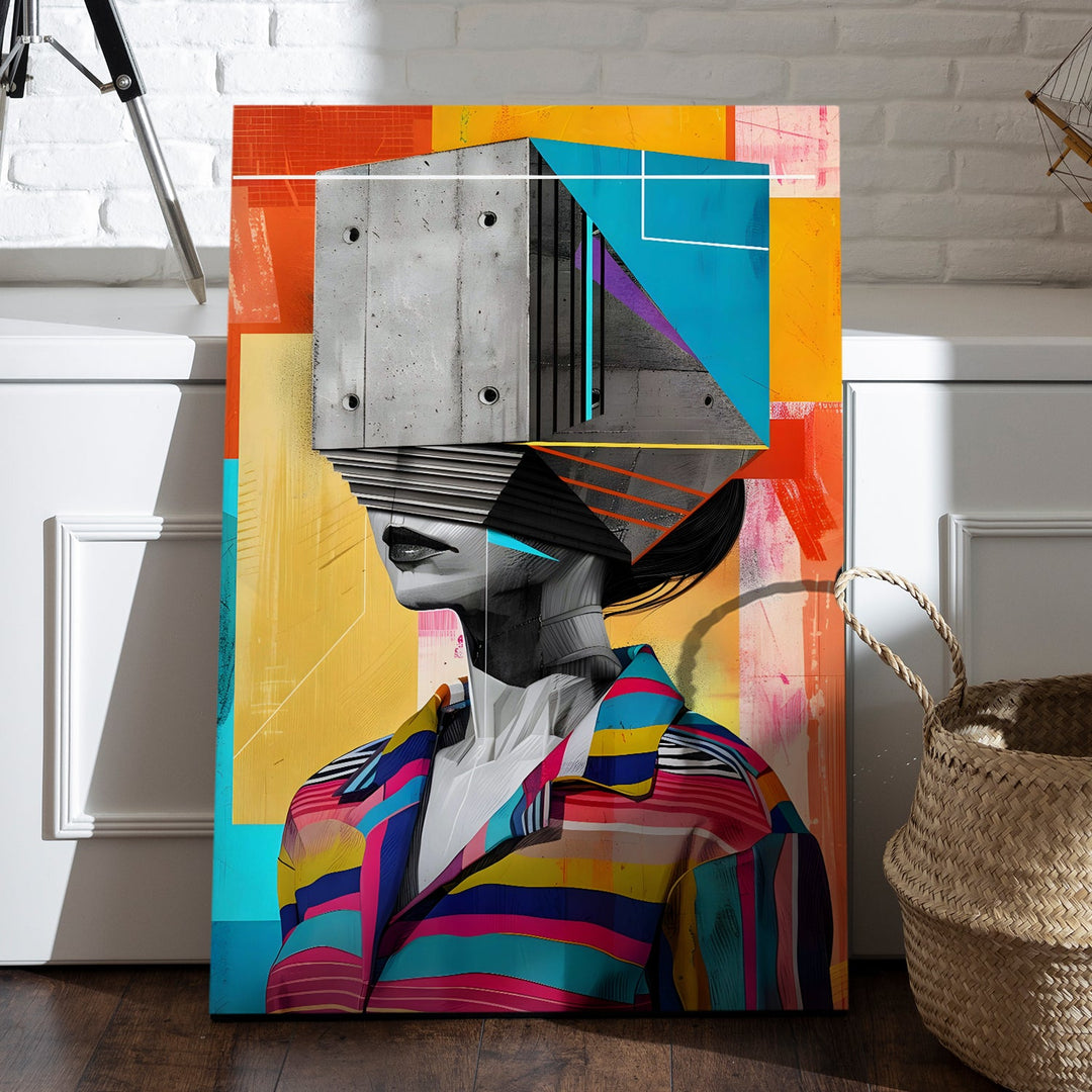 Headspace Reimagined Wall Art Painting, HD Canvas Print, Framed, Ready to Hang. (POMWA237)
