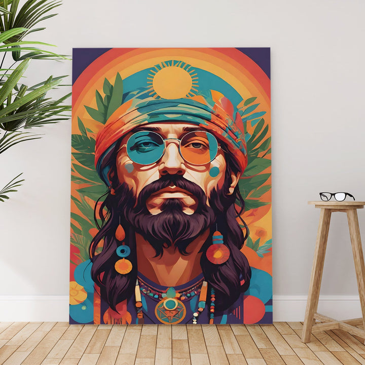The Mystic Wanderer Wall Art Painting, HD Canvas Print, Framed, Ready to Hang. (POMWA264)