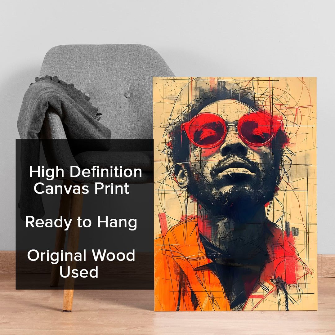 Streetside Icon Wall Art Painting, HD Canvas Print, Framed, Ready to Hang. (POMWA307)