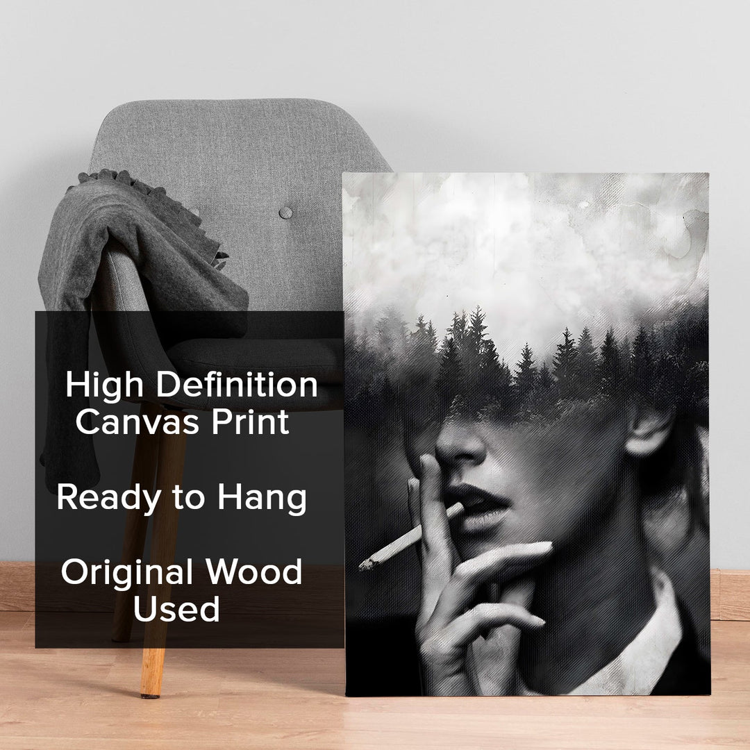 Mystic Mindscape Wall Art Painting, HD Canvas Print, Framed, Ready to Hang. (ABMWA136)