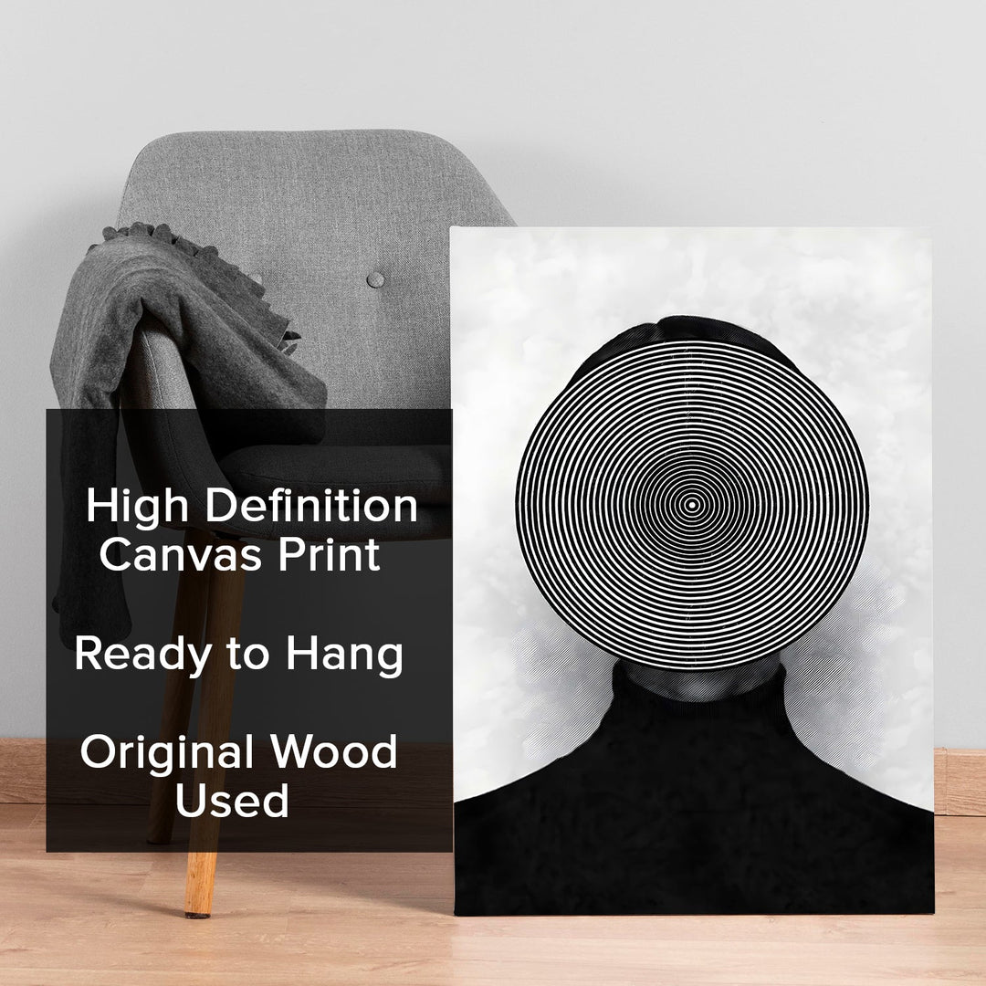 Perception Paradox Wall Art Painting, HD Canvas Print, Framed, Ready to Hang. (ABMWA131)