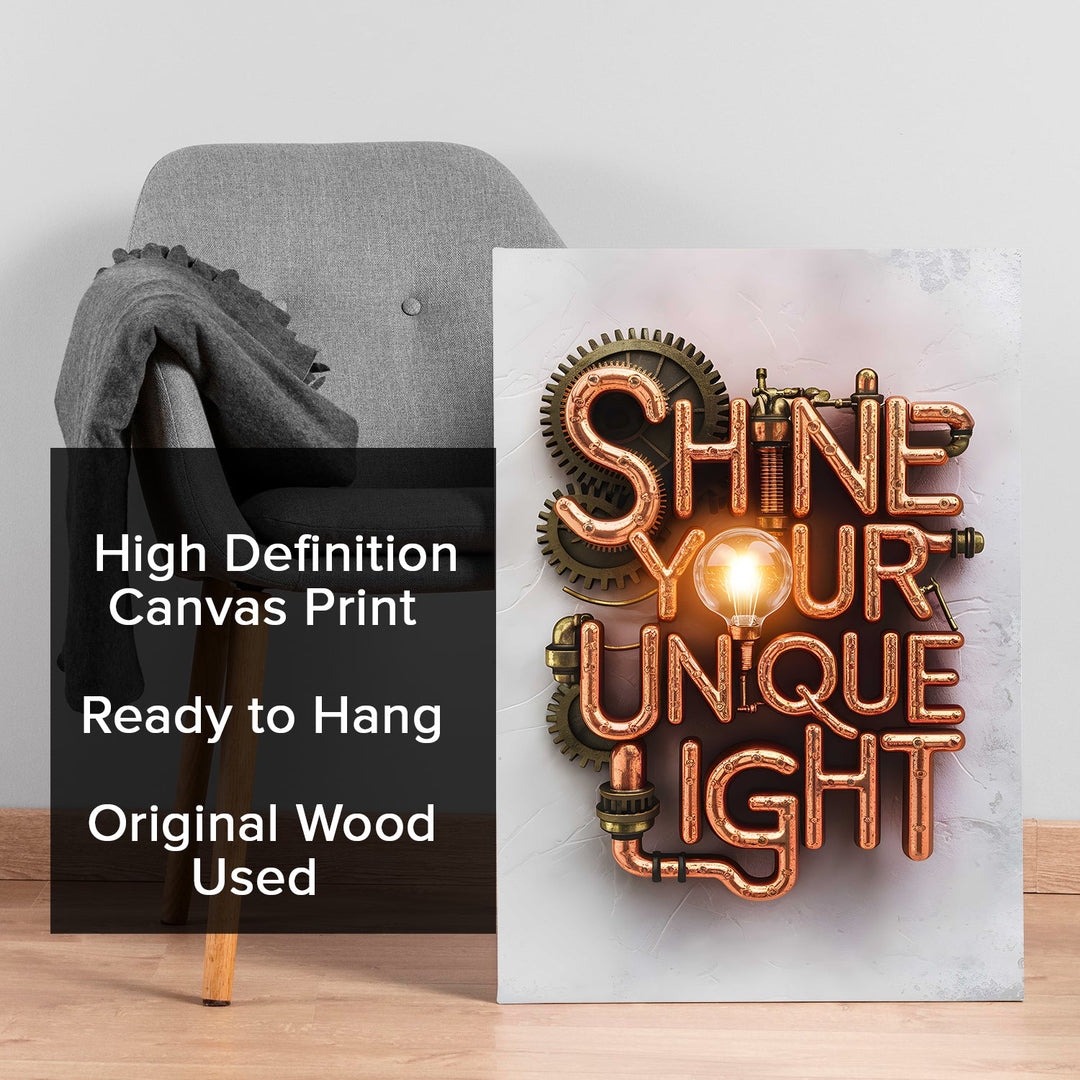 Ignite Your Spark Wall Art Painting, HD Canvas Print, Framed, Ready to Hang. (POMWA176)