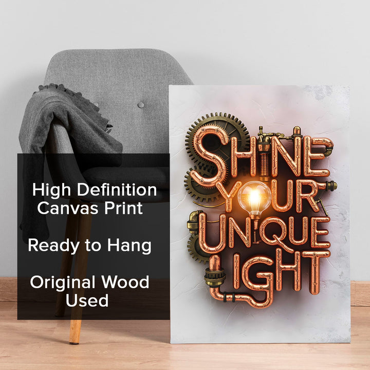 Ignite Your Spark Wall Art Painting, HD Canvas Print, Framed, Ready to Hang. (POMWA176)