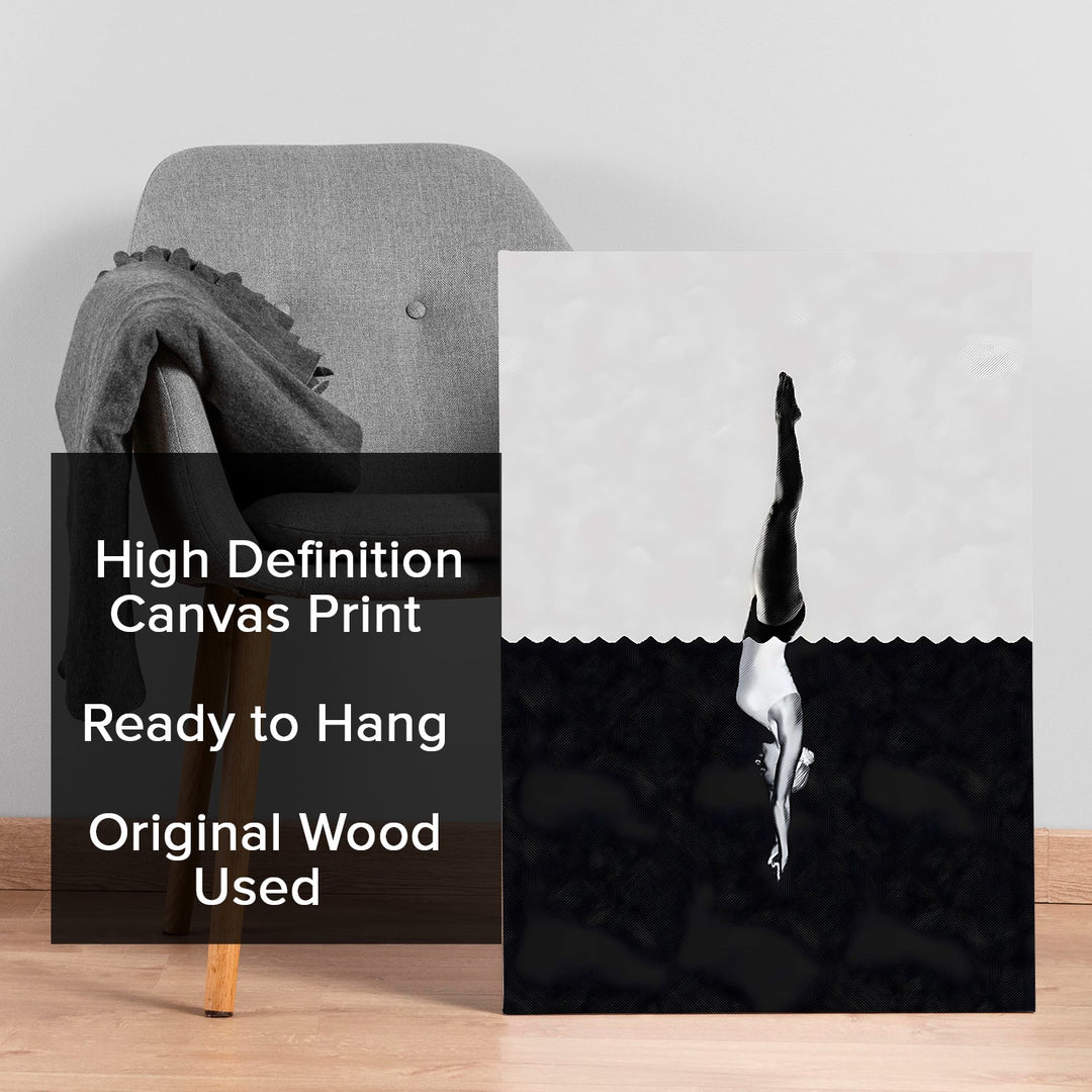 Depth of Perception Wall Art Painting, HD Canvas Print, Framed, Ready to Hang. (ABMWA134)