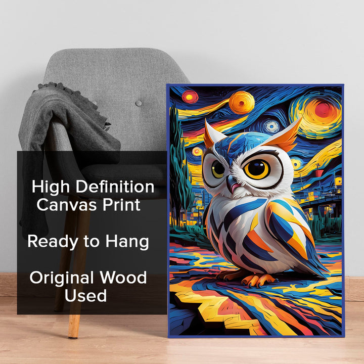 Luminous Wisdom Wall Art Painting, HD Canvas Print, Framed, Ready to Hang. (VVGWA130)