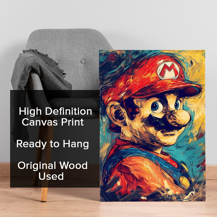 Joystick Royalty Wall Art Painting, HD Canvas Print, Framed, Ready to Hang. (POMWA254)