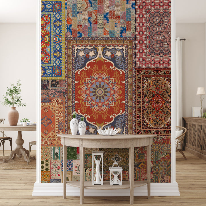 The Royal Weave – Heritage Rug Collage Wallpaper. (PATCH002)