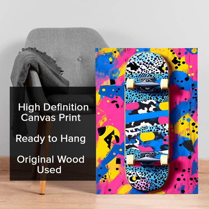 Urban Grind Wall Art Painting, HD Canvas Print, Framed, Ready to Hang. (POMWA259)